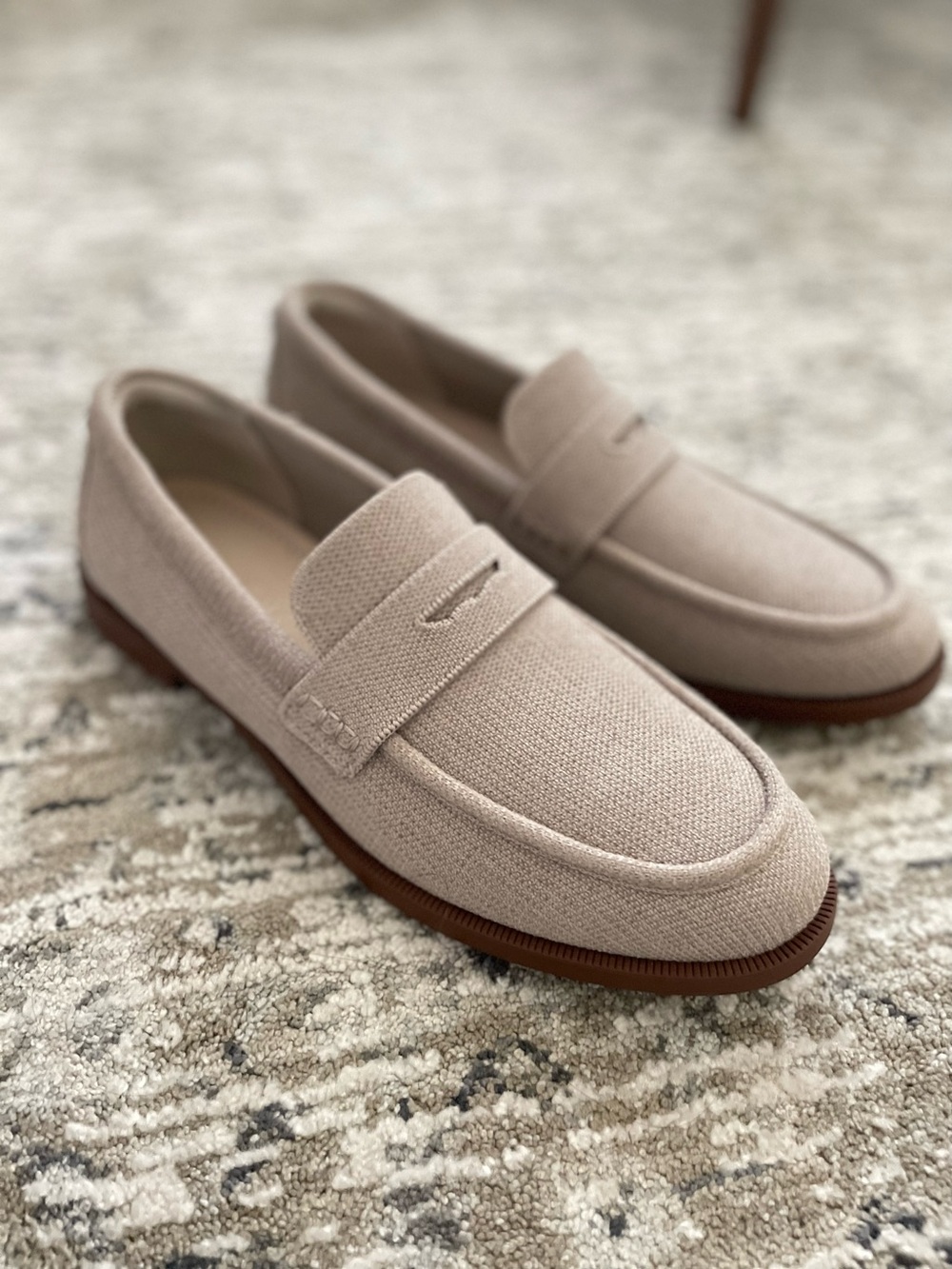 Rothy’s The Penny Loafer ReVelvet Dove Size 10.5